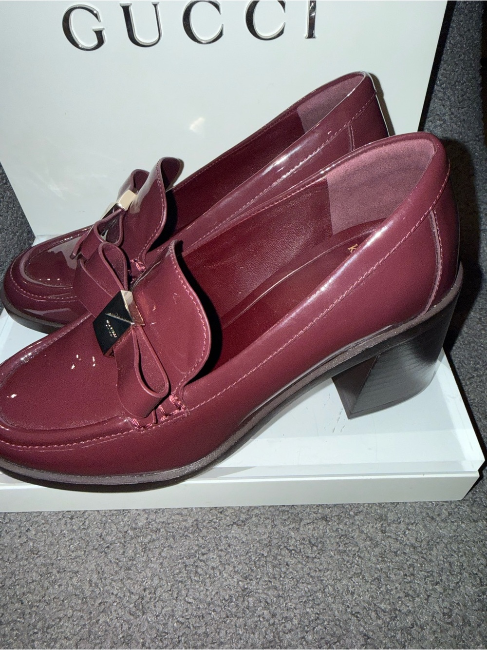 Kate Spade New York Deco Bow Heeled Loafers Size 5B